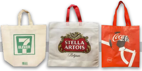 Bolsas ecológicas con Asas, Fuelle Inferior y Lateral